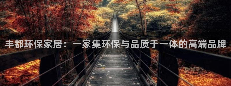 杏耀平台已7O777：丰都环保家居：一家集环保与品质于一体的