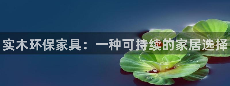 杏耀手机登录线路测速：实木环保家具：一种可持续的家居选择