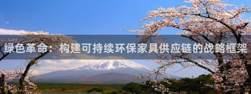 杏耀平台还在吗：绿色革命：构建可持续环保家具供应链的战略框架